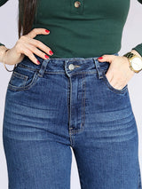 PANTALÓN SEMI PALAZO JEAN PETIT