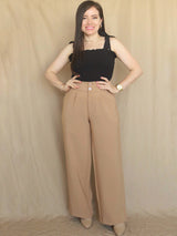 PANTALÓN PALAZO CON ELÁSTICO