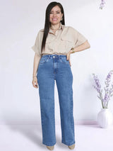 PANTALÓN WIDE LEG JEAN