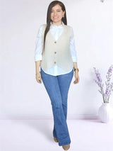 SWEATER CHALECO TEJIDO