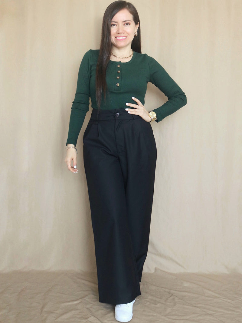 POLO RIB BOTONES EN BUSTO