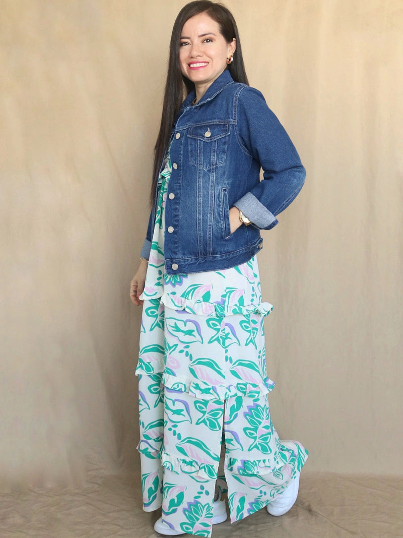 CASACA DENIM AZUL