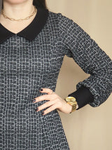 VESTIDO CORTO TWEED