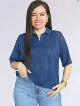 POLO TEJIDO CUELLO CAMISERO