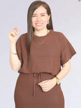 POLO TEJIDO COCOS CON REGULADOR