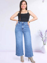 PANTALÓN SEMI PALAZO JEAN PETIT