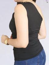 POLO SUPLEX DRAPEADO CON APLICATIVO