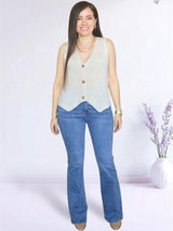 SWEATER CHALECO TEJIDO