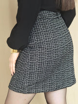 FALDA SHORT TWEED