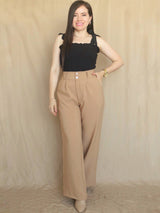 PANTALÓN PALAZO CON ELÁSTICO