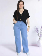 PANTALÓN WIDE LEG JEAN PETIT