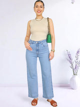 PANTALÓN WIDE LEG JEAN PETIT