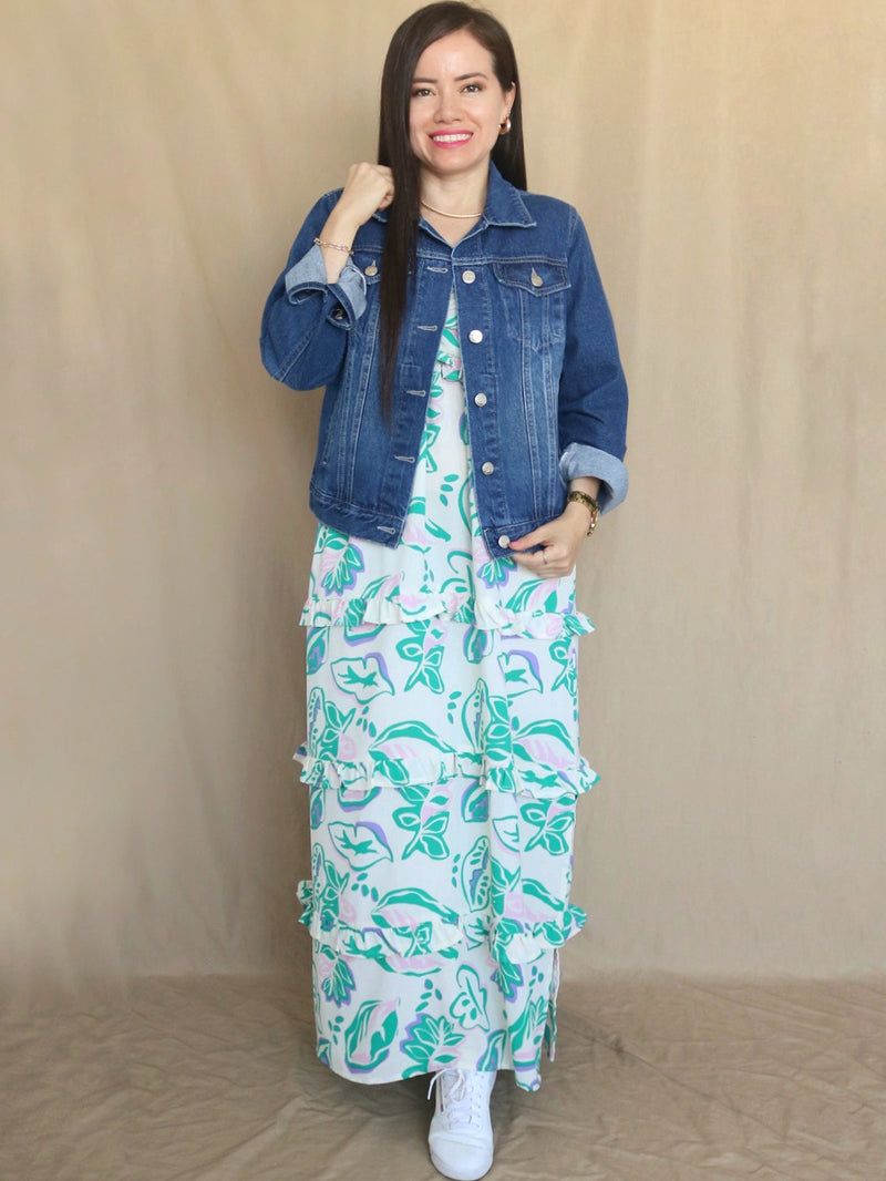 CASACA DENIM AZUL