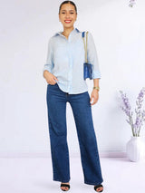 PANTALÓN WIDE LEG JEAN
