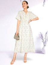 MAXIVESTIDO PRETINA DRAPEADA IVORY
