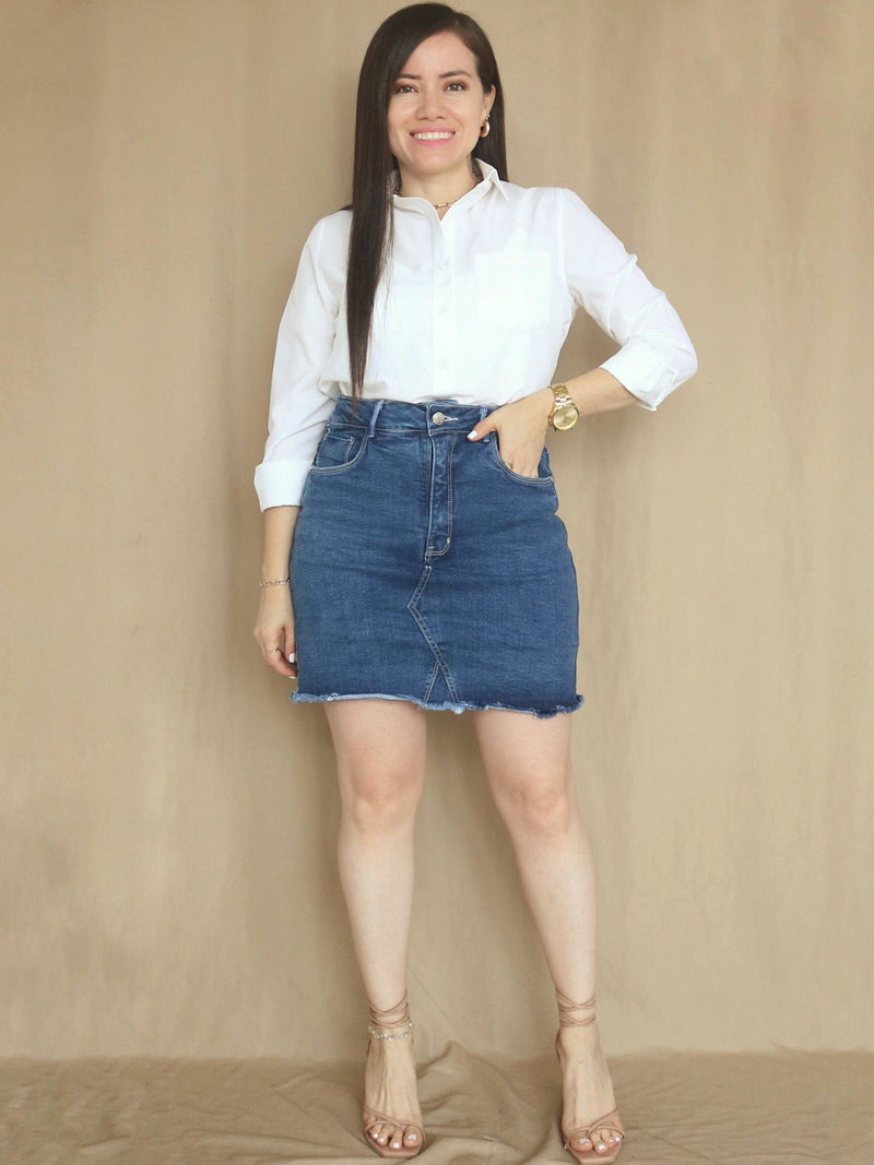 FALDA SHORT JEAN
