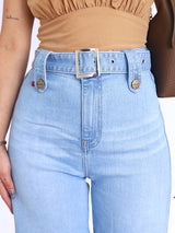 PANTALÓN WIDE LEG JEAN PETIT CORREA KALESSY