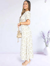 MAXIVESTIDO PRETINA DRAPEADA IVORY