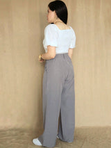 PANTALÓN PALAZO CON ELÁSTICO