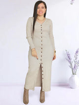 MAXIVESTIDO RIB CAPA