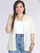 CARDIGAN TEJIDO CAMISERO